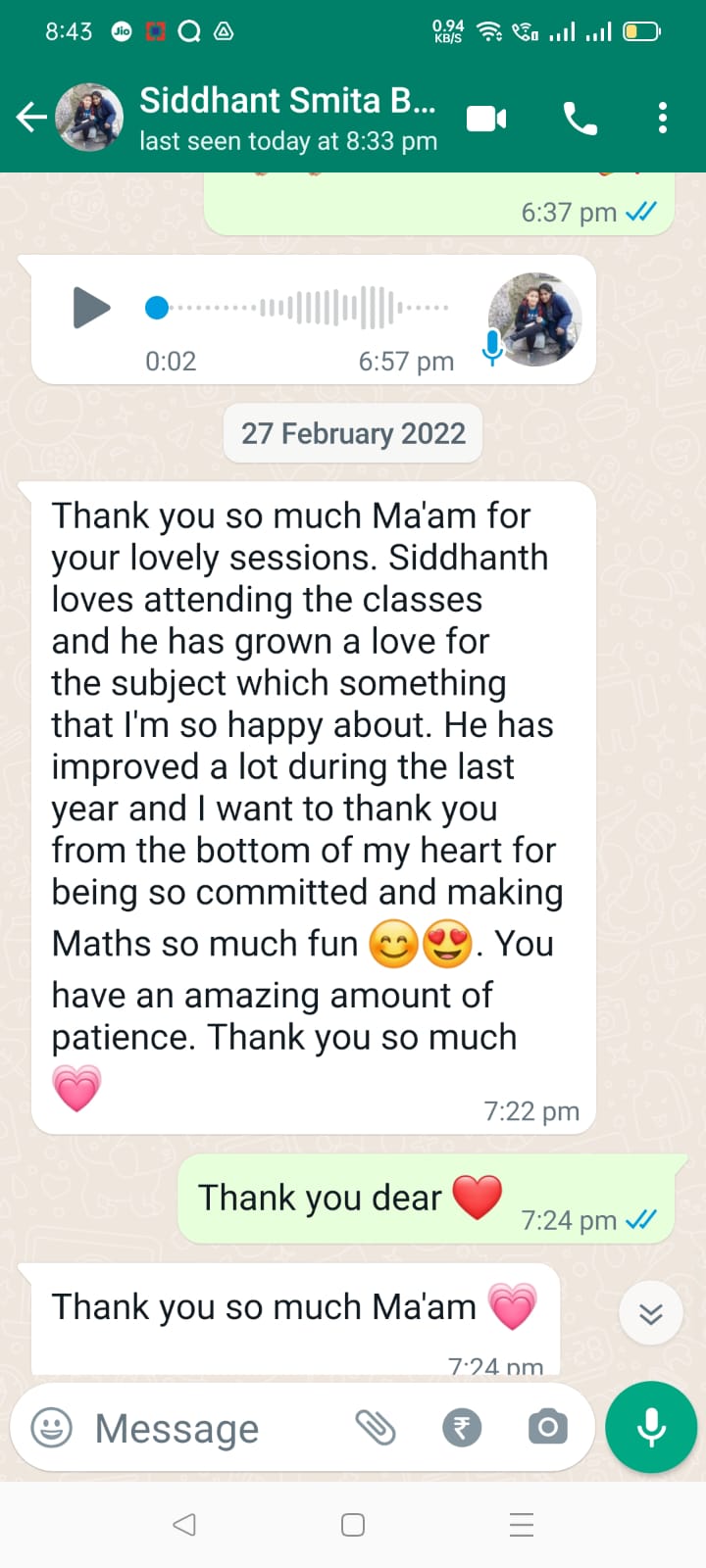 Parent Review 12
