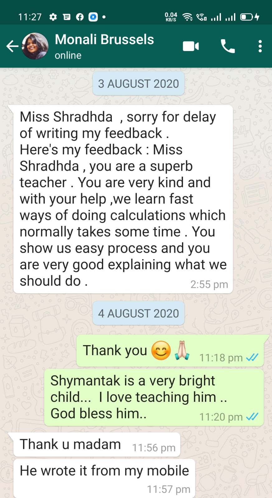 Parent Review 2