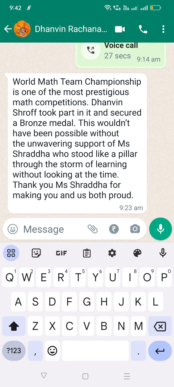 Parent Review 8